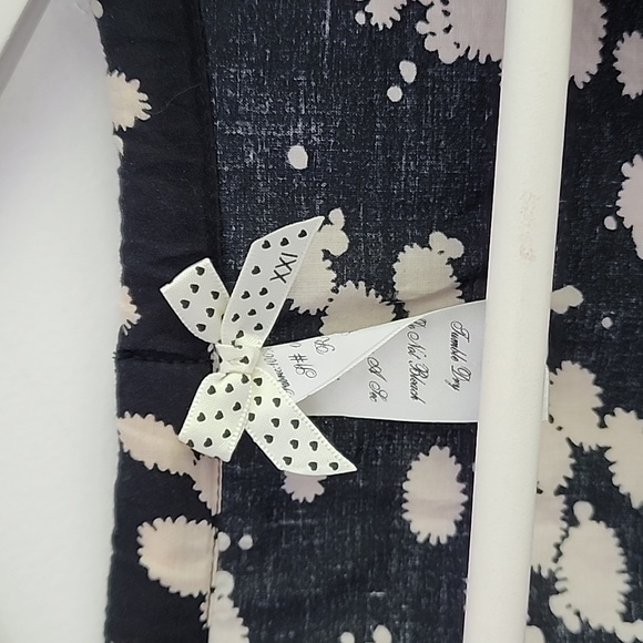 Forever XXI Black tie neck top - Picture 9 of 13